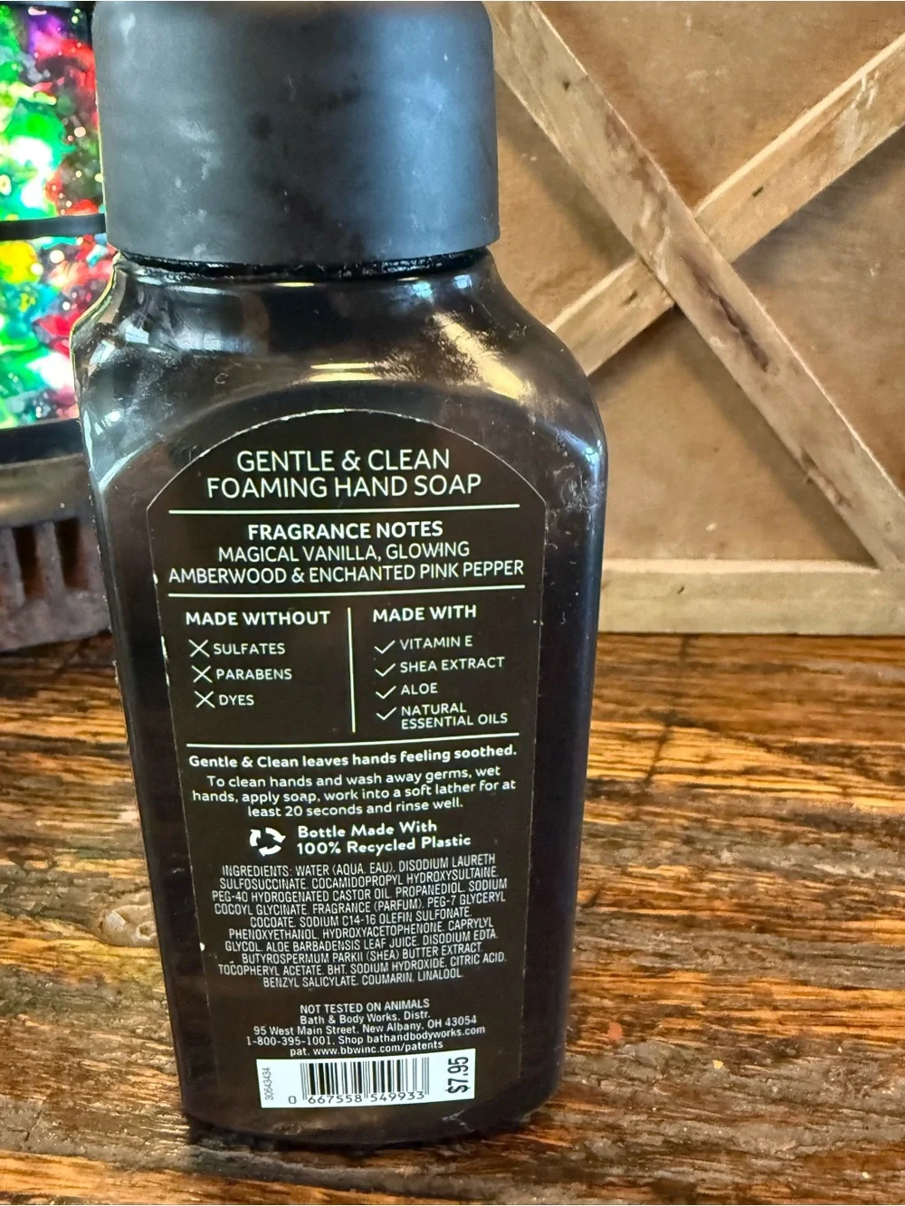 Bath & Body Works Spider Foaming Hand Soap with Holographic Label Halloween